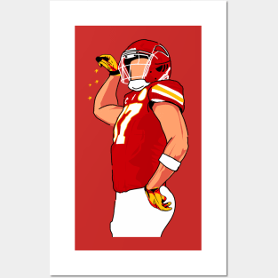 Travis Kelce - Red Posters and Art